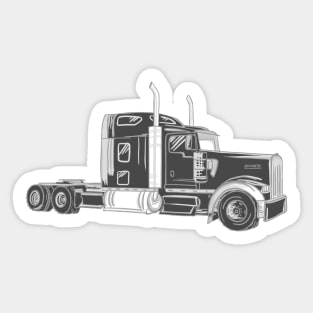 Kenworth truckdriver Sticker